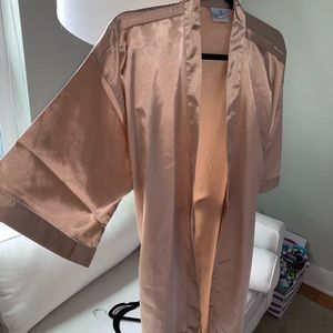 Tan Silk Robe Unworn
